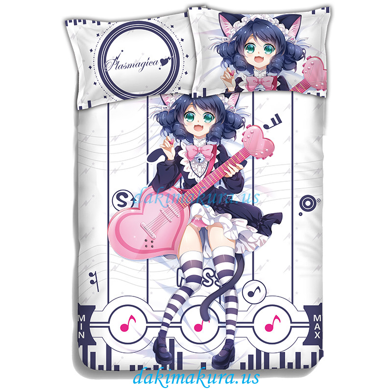 رخيص Plasmagica-show By Rock Anime Bed Blanket Duvet Cover With Pillow Covers From China Factory