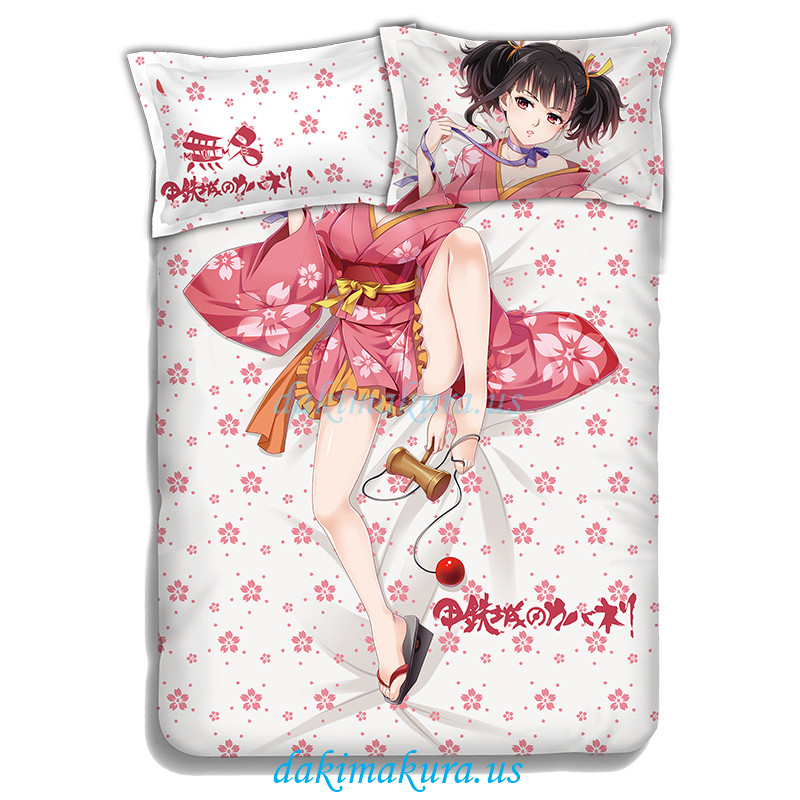 رخيصة Mumei - Kabaneri من الحديد قلعة مجموعات الفراش أنيمي ، غطاء السرير وغطاء السرير ، ورقة السرير من الصين مصنع