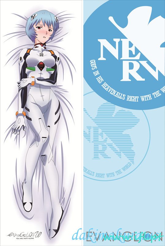رخيصة النيون Evangelion التكوين - ريان Ayanami أنيمي Dakimakura اليابانية تعانق الجسم وسادة غطاء من الصين مصنع