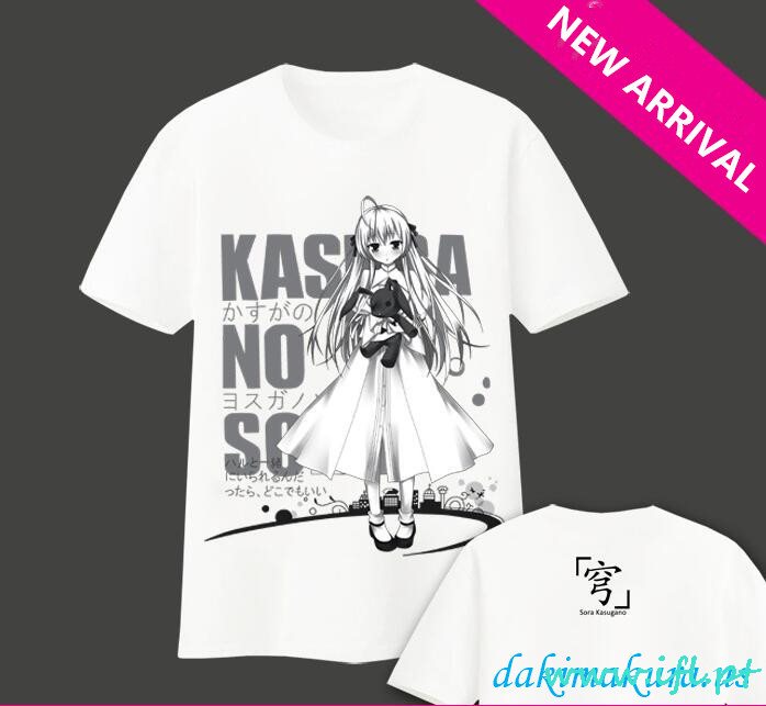 евтина нова Sora Kasugano - Yosuga No Sora мъжки аниме модни тениски от фабрика Китай