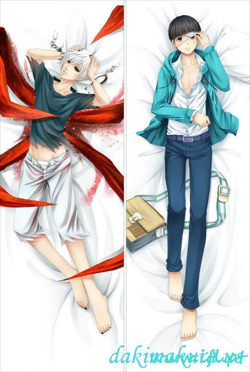 евтини нови аниме токио Ghoul Kaneki Ken Dakimakura легло прегръдка тяло възглавница калъф от Китай фабрика