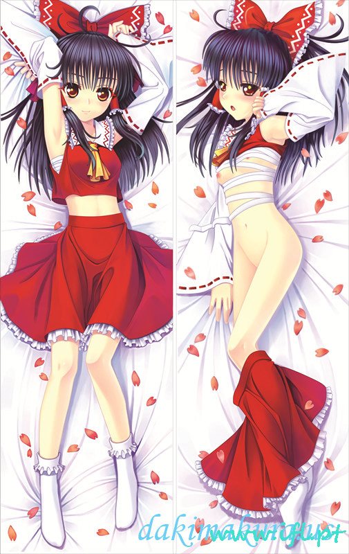 Billig Touhou Projekt - Reimu Hakurei Kramme Kroppen Anime Cuddle Pillowcovers Fra Kina Fabrik
