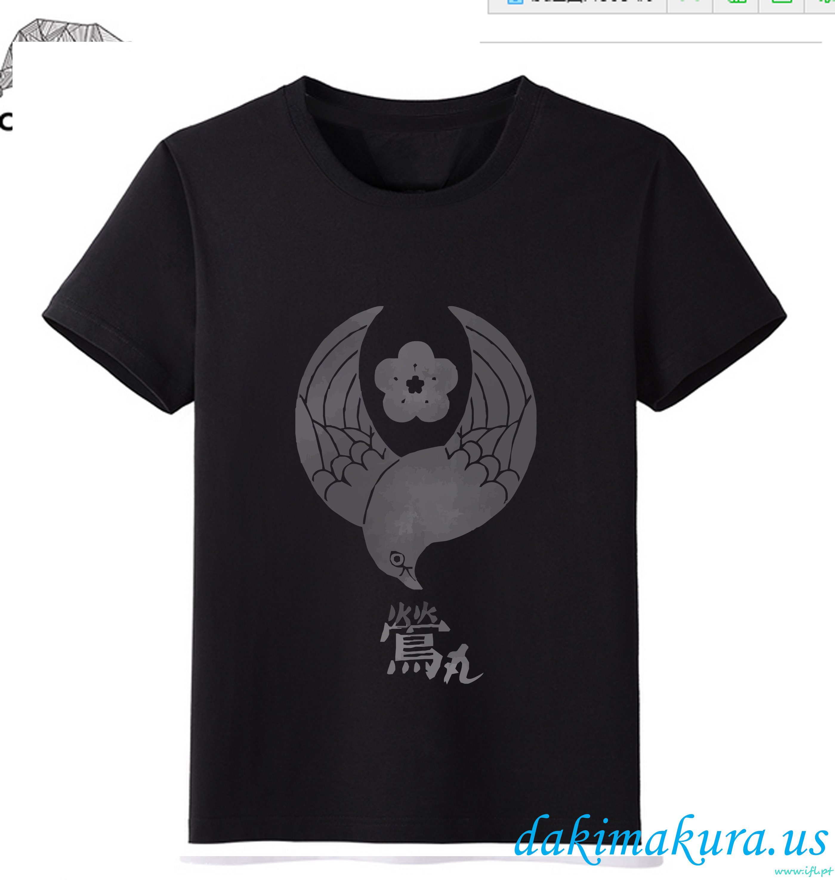 φθηνά μαύρα - Touken Ranbu σε απευθείας σύνδεση άνδρες Anime μόδα T-shirts από το εργοστάσιο της Κίνας