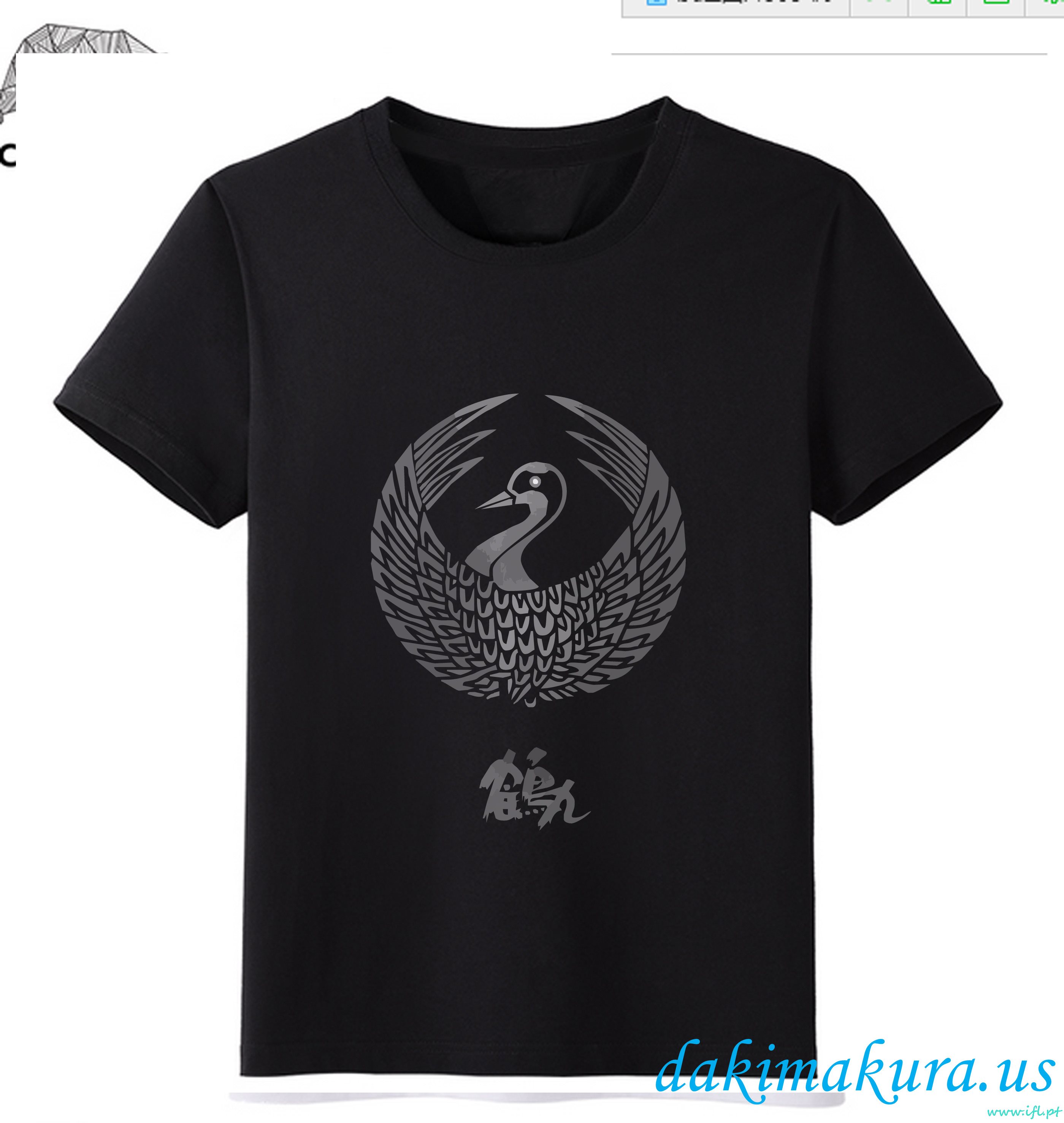 Cheap Black - Touken Ranbu Online Men Anime Fashion T-shirts From China Factory