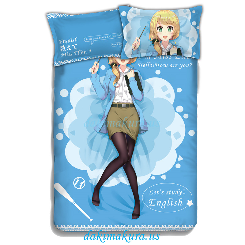 Cheap Ellen Baker Japanese Anime Bed Sheet Duvet Cover With Pillow Covers From China Factory