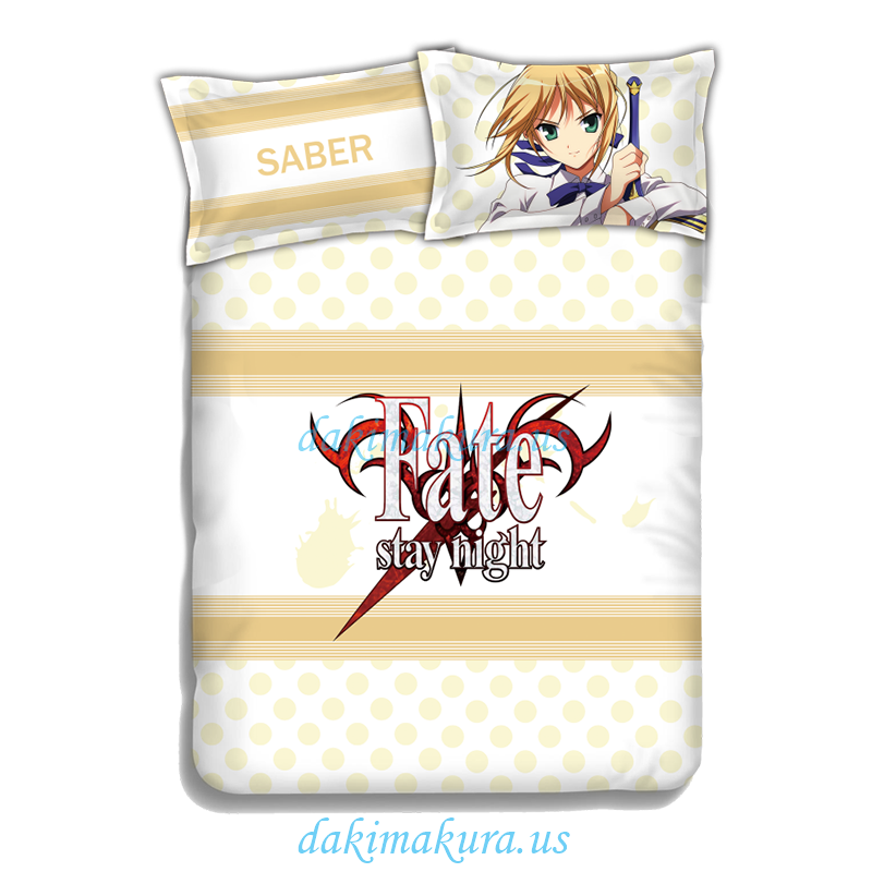 Cheap Fate Stay Night Saber Anime Bedding Setsbed Blanket  Duvet Coverbed Sheet With Pillow Covers From China Factory
