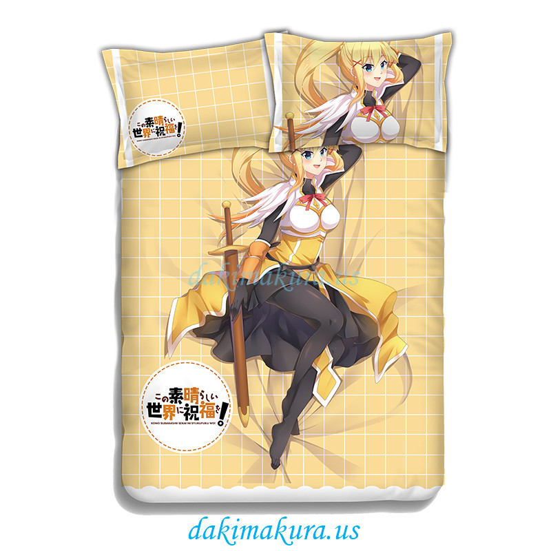 Cheap Darkness -konosuba Anime 4 Pieces Bedding Setsbed Sheet Duvet Cover With Pillow Covers From China Factory