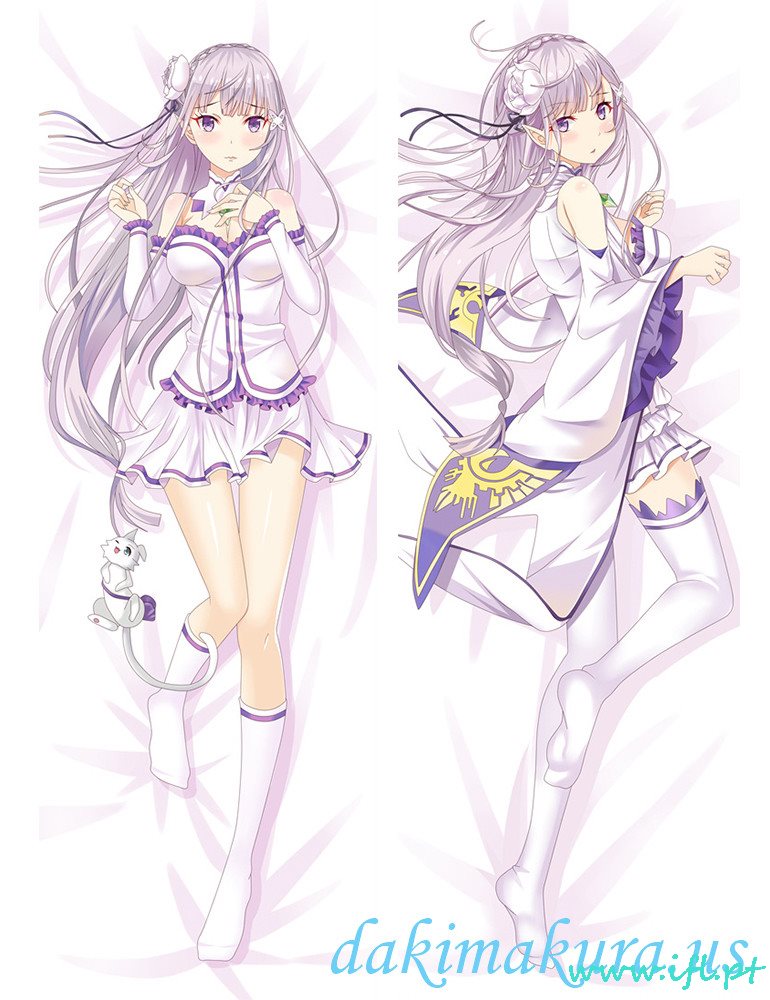 Cheap Emilia - Rezero Long Anime Japenese Love Pillow Cover From China Factory