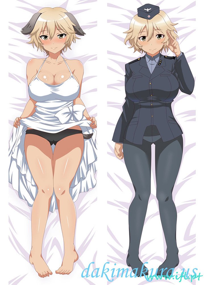 Cheap Waltrud Krupinski - Strike Witches Full Body Pillow Anime Waifu Japanese Anime Pillow Case From China Factory