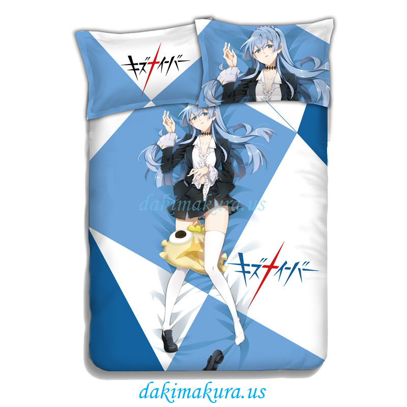 Cheap Noriko Sonozaki - Kiznaiver Japanese Anime Bed Blanket Duvet Cover With Pillow Covers From China Factory