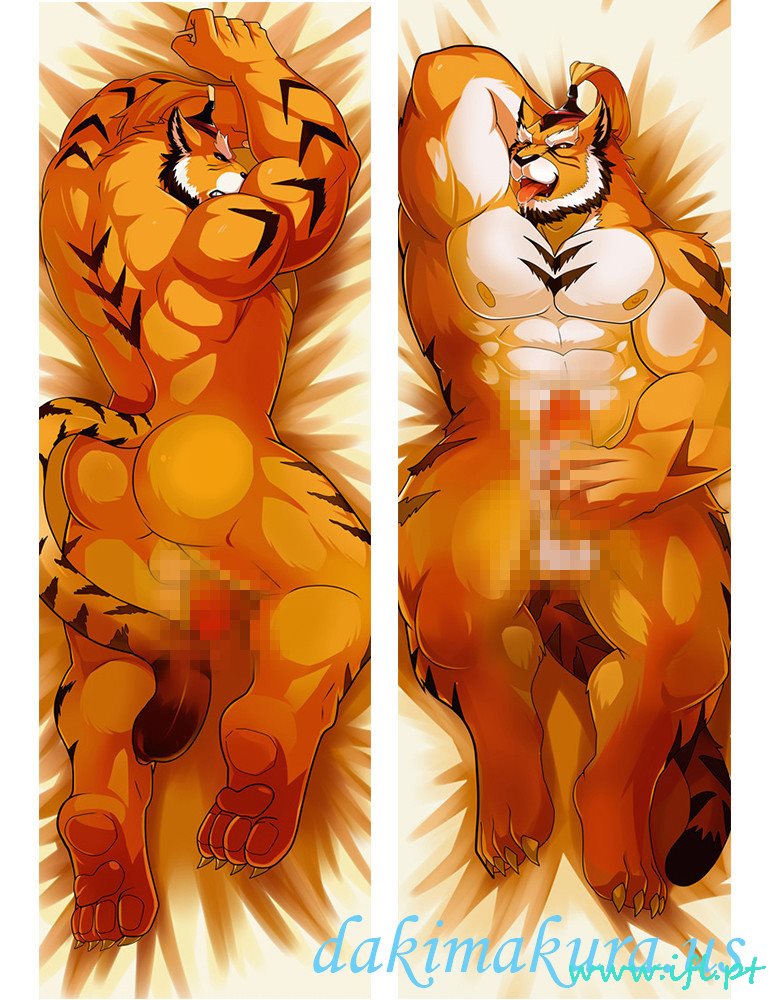 Cheap Big Tiger Male Anime Dakimakura Japanese Hugging Body Pillow Covers From China Factory