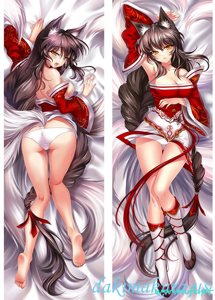Cheap Ahri - League Of Legends Anime Dakimakura Japanese Hugging Body Pillow Cover From China Factory