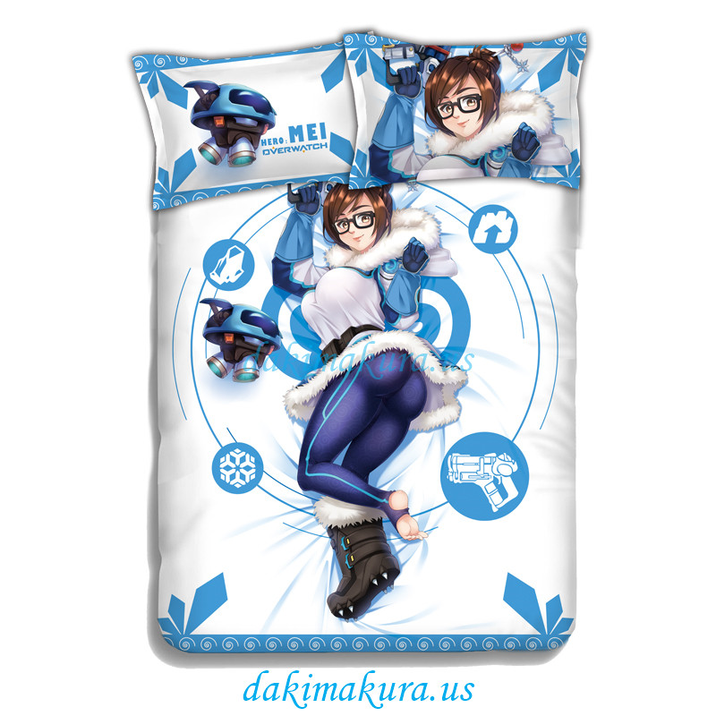 Cheap Mei - Overwatch Anime 4 Pieces Bedding Setsbed Sheet Duvet Cover With Pillow Covers From China Factory