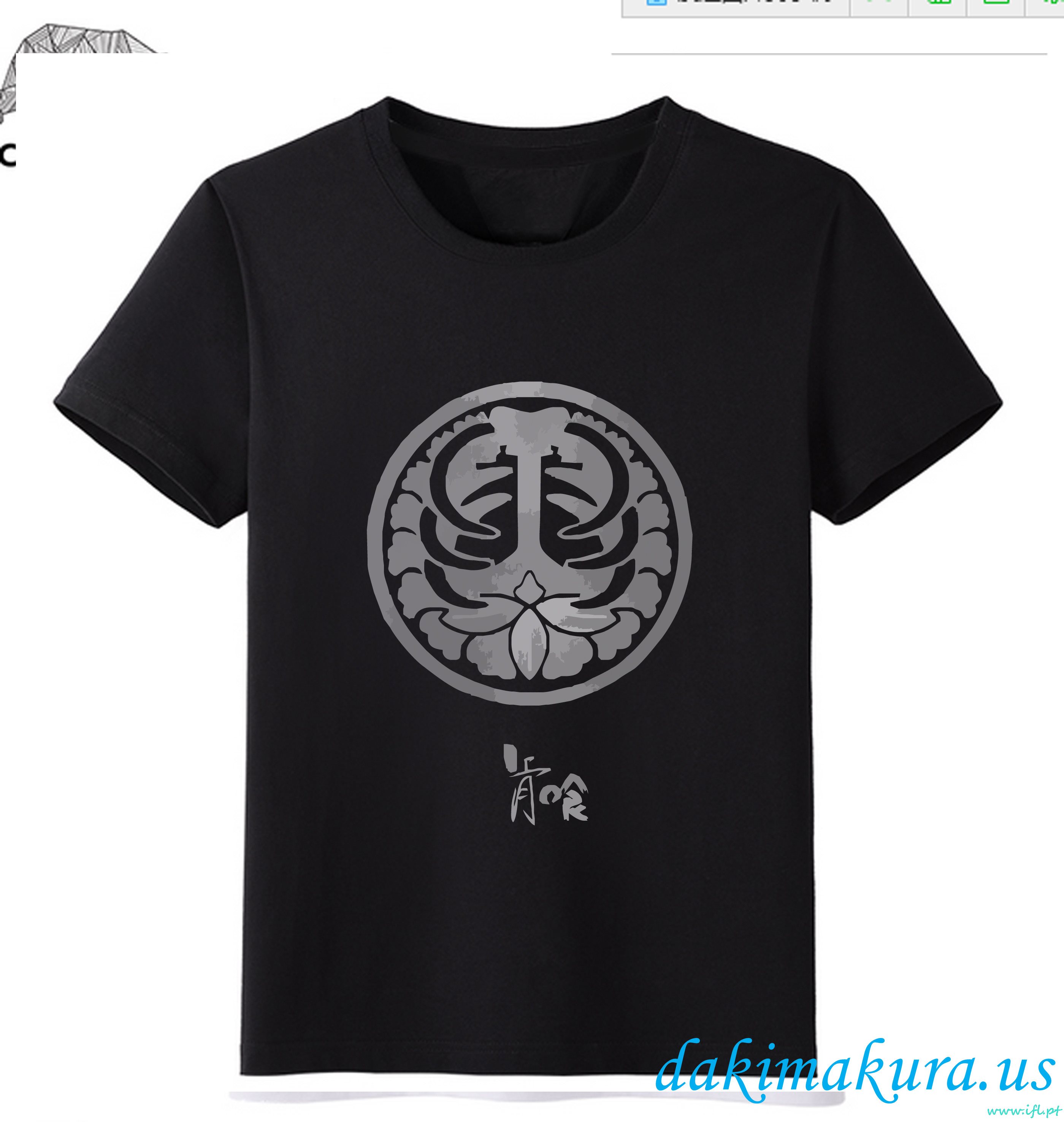 Cheap Black - Touken Ranbu Online Men Anime Fashion T-shirts From China Factory
