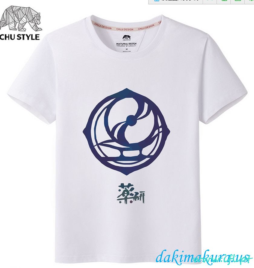 Blanc Bon Marché - Touken T-shirts En Ligne Danime Dhommes De Ranbu De Lusine De Porcelaine