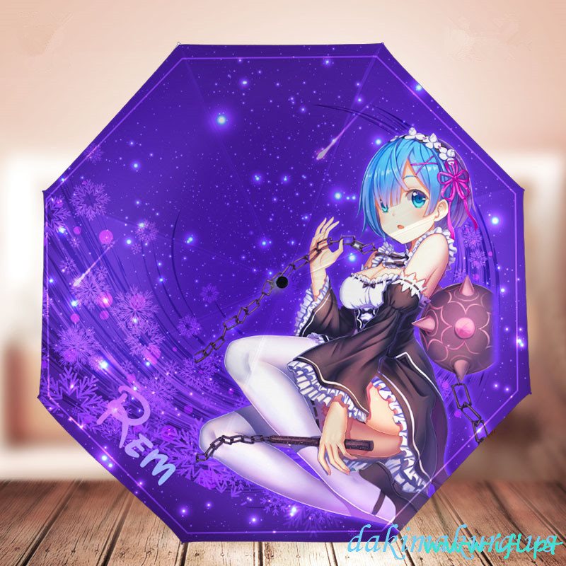 Olcsó Rem Re Nulla Vízálló Anti-UV Soha Nem Fakul Ki összecsukható Anime Esernyő Porcelán Gyár