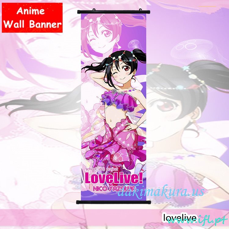 Nico Yazawa A Buon Mercato - Love Live Anime Wall Poster Banner Arte Giapponese Dalla Fabbrica Di Porcellana