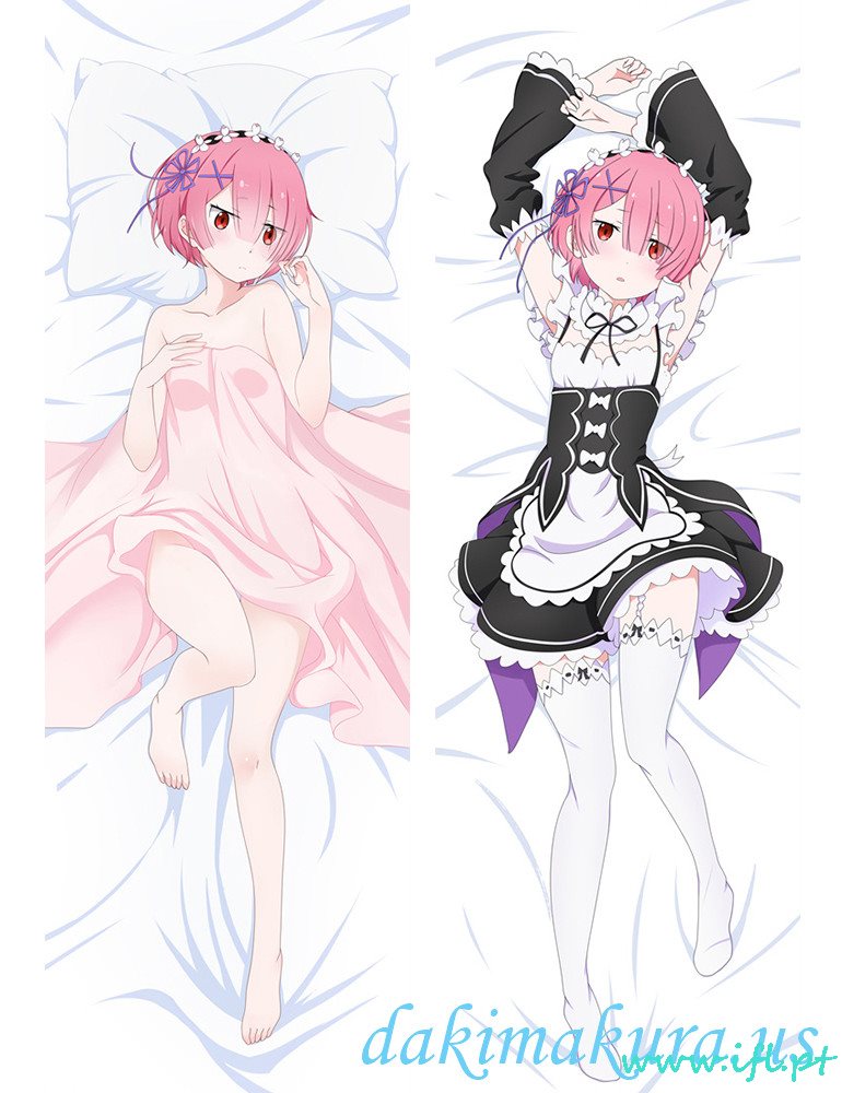 Barato Ram - Re Zero Travesseiros Japoneses Do Amor Do Caso Do Travesseiro Do Corpo Do Anime Para A Venda Da Fábrica Da Porcelana