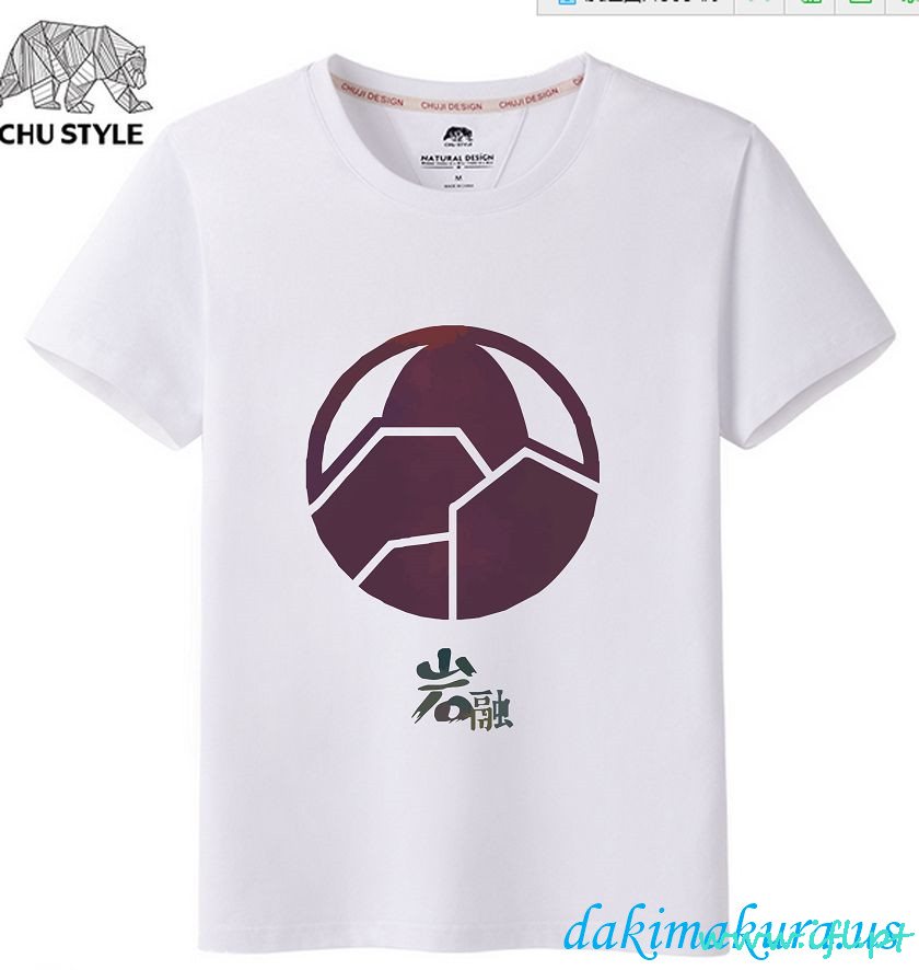 Billige Hvit-touken Ranbu Online Menn Anime T-skjorter Fra Kina Fabrikken