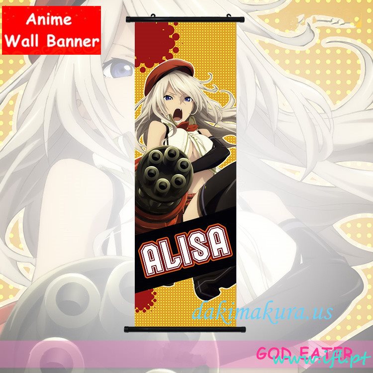 Tani Alisa - Bóg Eater Anime ścienny Plakat Transparent Japońska Sztuka Z Fabryki Porcelany