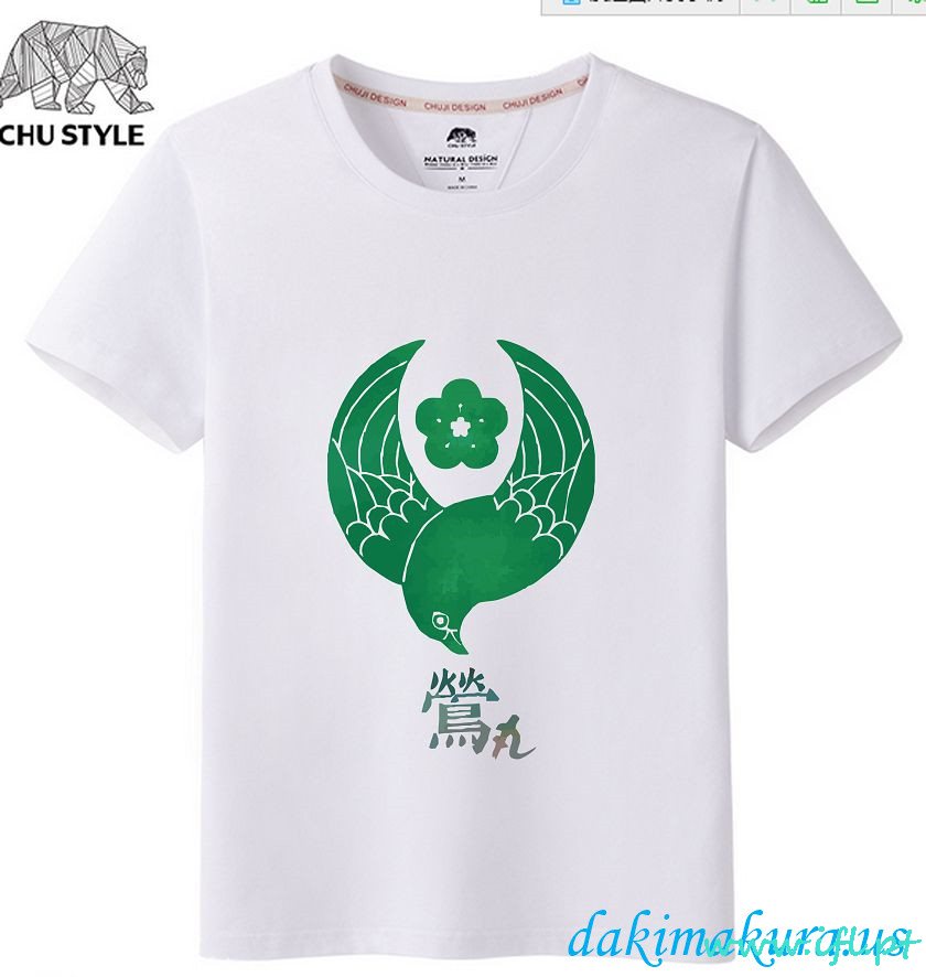 Tanie Białe - Touken Ranbu Online Męskie Anime T-shirty Z Fabryki Porcelany
