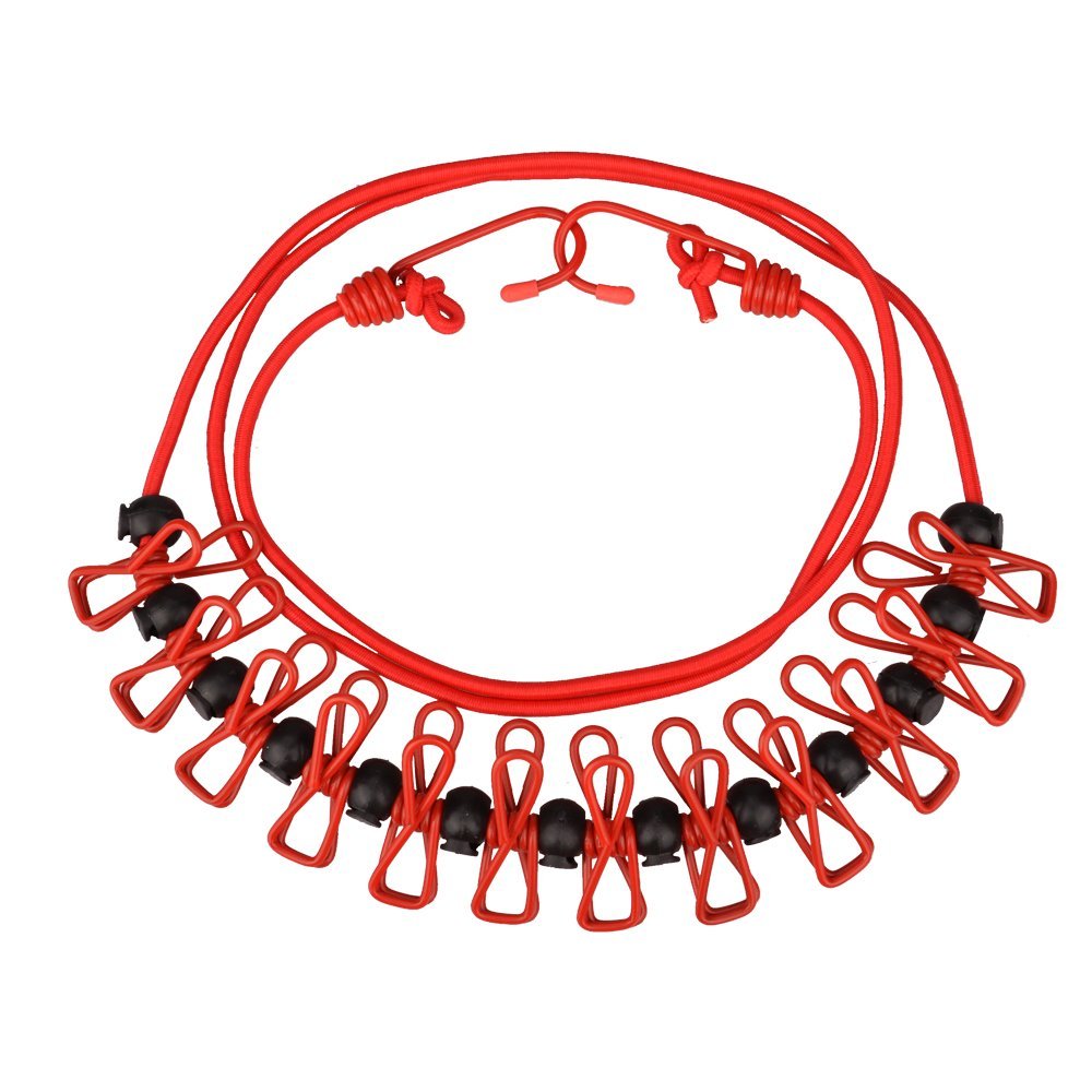 дешевые условно бесплатные подарки - убирающаяся переносная эластичная веревка для белья ветрозащитная регулируемая одежда для одежды из красного фарфора