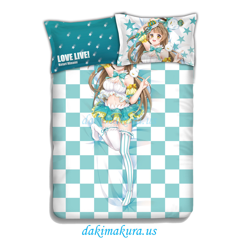дешевый Kotori Minami-lovelive Anime 4 штуки комплекты постельных принадлежностей покрывало для одеяла с подушками из фарфорового завода