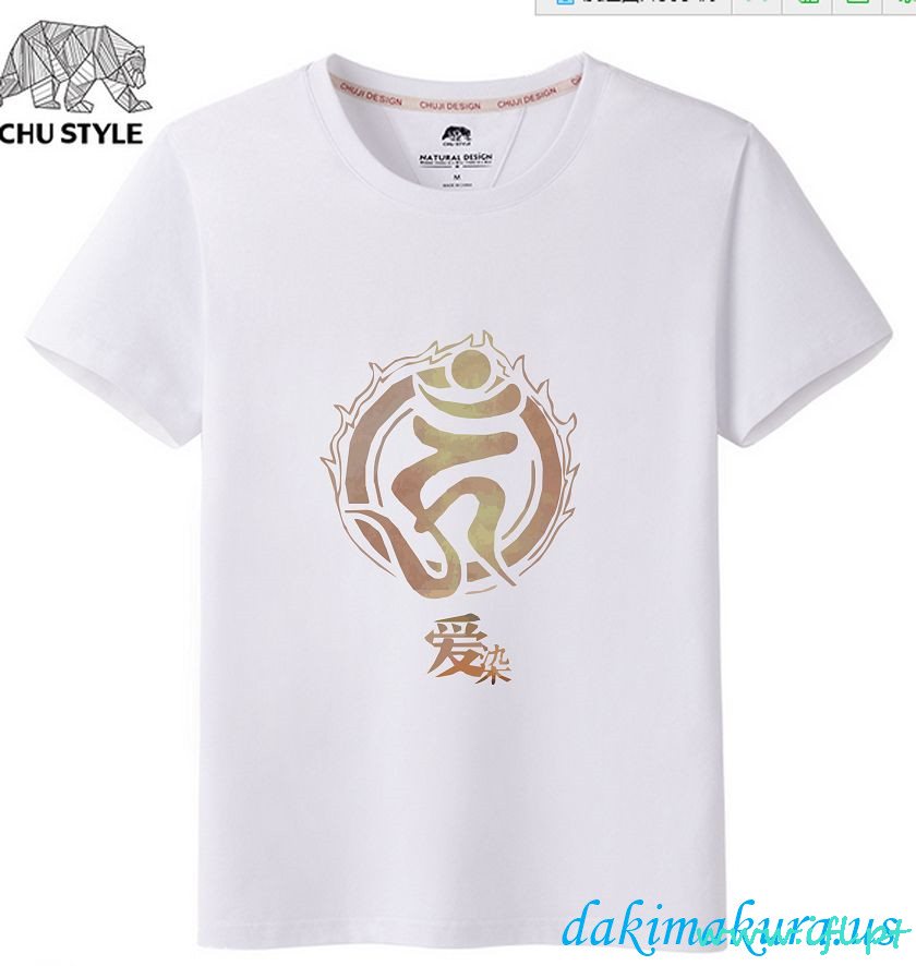 дешевый белый - Touken Ranbu онлайн мужские футболки из фарфорового завода