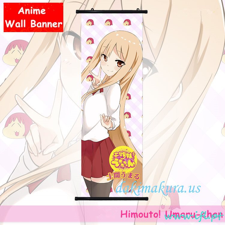 дешевый Himouto Umaru-chan Anime Wall плакат баннер японское искусство из фарфорового завода