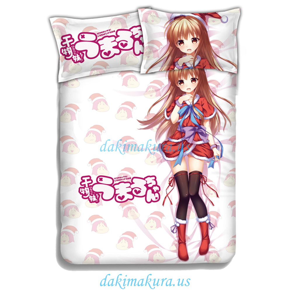 дешевый Umaru Doma - Himouto Umaru Chan Japanese Anime Bed одеяло пододеяльник с подушками из фарфорового завода