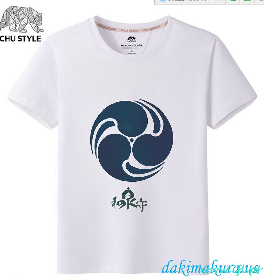 Billiga Vit - Touken Ranbu Online Män Anime T-shirts Från Porslin Fabrik