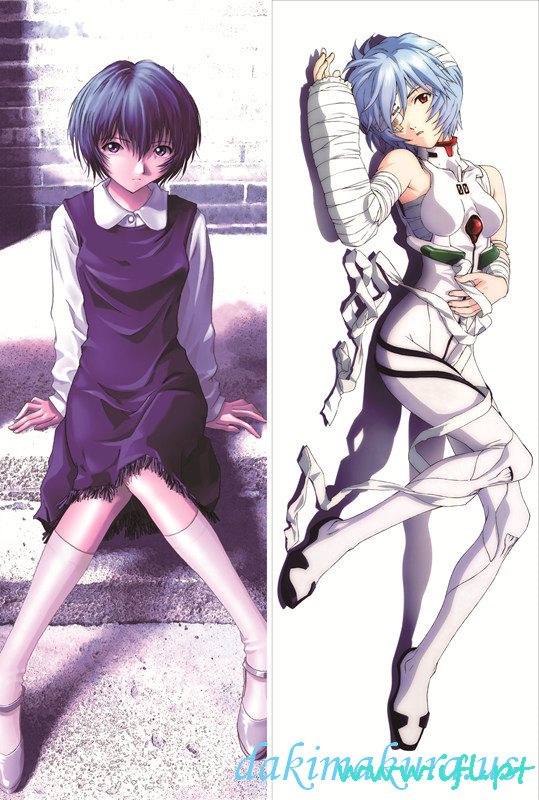 Billig Neon Genesis Evangelion - Rei Ayanami Dakimakura Flickvän Kropp Kudde Skydd Från Porslin Fabrik