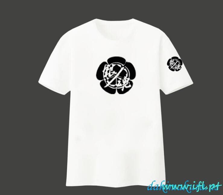 Çin Fabrikadan Ucuz Yeni Gintama Beyaz Erkek Anime T-shirt