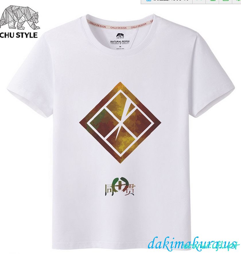 Ucuz Beyaz - Çin Fabrikadan Touken Ranbu çevrimiçi Erkekler Anime T-shirt